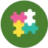 Puzzle icon symbolising component integration in Marketing Cloud
